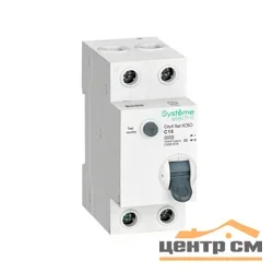 Выключатель автоматический диф. тока 1п+N 16А 6кА х-ка A City9 Set SE C9D61616