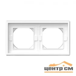 Рамка двухместная ArtGallery IP44 белый SE GAL440102