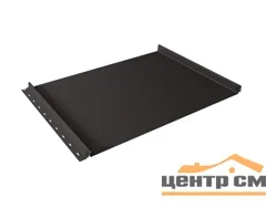Кликфальц Grand Line 0,5мм ПурПро матовый RR 32 (тёмно-коричневый)-R, 0.542*2.29 м.п. (в пленке)