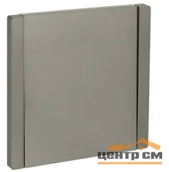 Выключатель одноклавишный СП FORTE&PIANO 10А FP501 сталь IEK FP-V10-0-10-1-K46
