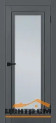 Дверь PROFILO PORTE ПСТ-35 стекло сатинат, темно-серый матовый 80