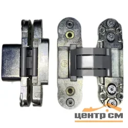 Петля скрытая UВERLEGEN INVISIBLE 110*30 30 3d (URSP)(АНАЛОГ ПЕТЕЛЬ AGB 2.0) матовый хром