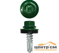 Саморез кровельный 5,5x19 сверло №3 (зелёная мята) RAL 6029 (уп 250шт) DAXMER