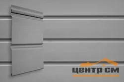 Сайдинг виниловый GL Double-брус серый 0,291х3м S=0,87м2