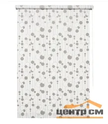 Штора рулонная "Ожерелье" серебро 42,5*175см