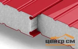 *Сэндвич-панель Кровля ПСБ-С толщиной 100мм шириной 1,0*м2 Пенопластовые (PE A-, B-##), Z-lock