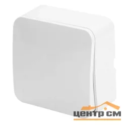 Выключатель одноклавишный ОП 250В, 10А, IP20, белый (MSW10-10-01) София STEKKER