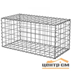 Габион из сетки ячейкой 100х25 (и ячейкой 50х50), оцинкованная проволока 3,8мм, 1000х200х200 со стяжками и сборочными спиралями