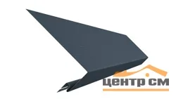 Планка околооконная широкая ELLKA 230мм L=3м графит