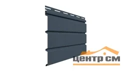 Софит виниловый без перфорации ELLKA L=3м, H=0.287м (пл=0.86м2) графит