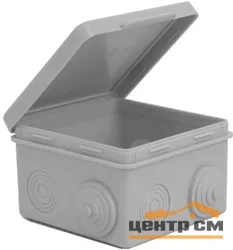 Коробка распределительная ОП 80х80х50мм 7 каб. вводов IP54 сер. TOKOV ELECTRIC TKE-KR-80-80-50-C06