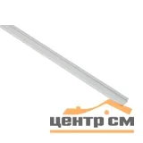 Профиль врезной анодированный с фланцем ЭРА 2206-1 CAB251 22х6мм, 2м (80/2400)