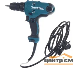 Дрель сетевая безударная MAKITA DF0300 (320Вт, 0-450/0-1500 об.мин, 2 скорости, БЗП)