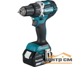 Дрель аккумуляторная безударная MAKITA DDF484RT (18V, 54Нм, 1акб 5Ач, кейс)