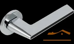 Ручка дверная ADDEN BAU RIVER S-486 CHROME / BLACK хром