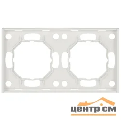 Рамка двухместная ЭРА Arktik белый матовый арт.16-5002-08