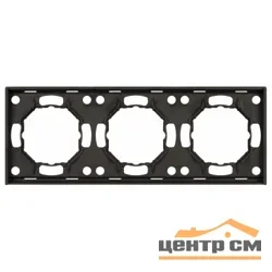 Рамка трехместная ЭРА Arktik антрацит арт.16-5003-05